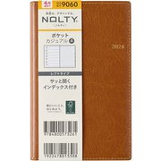 ウィークリー NOLTY(ノルティ) ポケットカジュアル4(キャメル) 2024年4月始まり手帳 2024-9060