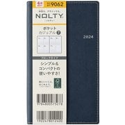 ウィークリー NOLTY(ノルティ) ポケットカジュアル7(グレイドネイビー) 2024年4月始まり手帳 2024-9062