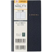ウィークリー NOLTY(ノルティ) ワイド2(ダークネイビー) 2024年4月始まり手帳 2024-9101