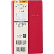 ウィークリー NOLTY(ノルティ) ワイド1(レッド) 2024年4月始まり手帳 2024-9105