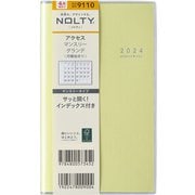 NOLTY(ノルティ) アクセスマンスリーグランデ 月曜始まり (イエロー) 2024年4月始まり手帳 2024-9110