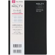 ウィークリー NOLTY(ノルティ) ティオA5 ブロック2W(ブラック) 2024年4月始まり手帳 2024-9306