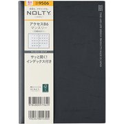NOLTY(ノルティ) アクセスB6マンスリー 月曜始まり(ダークグレー) 2024年4月始まり手帳 2024-9506