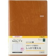 ウィークリー NOLTY(ノルティ) エクリA5-1(キャメル) 2024年4月始まり手帳 2024-9672
