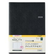ウィークリー NOLTY(ノルティ) アクセスA5-1(ブラック) 2024年4月始まり手帳 2024-9681