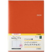 ウィークリー NOLTY(ノルティ) アクセスA5-1(オレンジ) 2024年4月始まり手帳 2024-9682