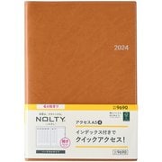 ウィークリー NOLTY(ノルティ) アクセスA5-4(キャメル) 2024年4月始まり手帳 2024-9690