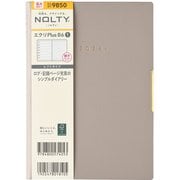 ウィークリー NOLTY（ノルティ） エクリPlusB6-1（グレージュ） 2024年4月始まり手帳 2024-9850