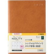 ウィークリー NOLTY（ノルティ） エクリB6-8（キャメル） 2024年4月始まり手帳 2024-9895