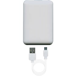薄型・コンパクト モバイルバッテリー 5000mAh スモーキーグレー ET-O23L501-GY