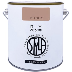 DIYペンキ マットフィニッシュ オールドローズ 1kg