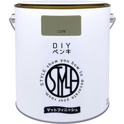 DIYペンキ マットフィニッシュ こび茶 2kg
