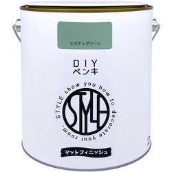 DIYペンキ マットフィニッシュ ミスティグリーン 2kg