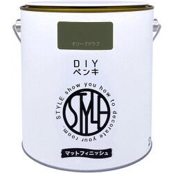 DIYペンキ マットフィニッシュ オリーブドラブ 2kg