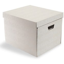 収納ボックス 蓋付き logo white ロゴ ホワイト