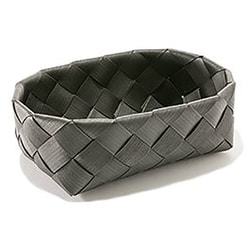 バスケット 収納 かご オーバル S ブラック