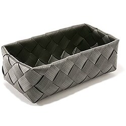 バスケット 収納 かご レクタングル S ブラック