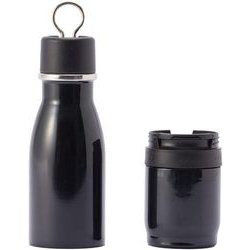 ジョイン 真空断熱ボトル 300ml+タンブラー 200ml ブラック GU-02
