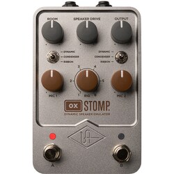 ステレオ対応 エフェクター キャビネットシミュレーター UAFX OX Stomp. Dynamic Speaker Emulator