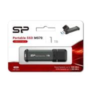 外付けSSD スティック型 MS70シリーズ 1TB USB 3.2(Gen 2)対応 USB-A接続 グレー SP001TBUF3S70V1G