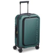 SECURITIME ZIP(セキュリタイムジップ) スーツケース フロントオープン 機内持ち込み 小型 Sサイズ 55cm DEEP GREEN(ディープグリーン) d00217380423
