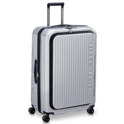 SECURITIME ZIP（セキュリタイムジップ） スーツケース フロントオープン 77cm SILVER（シルバー） d00217382411