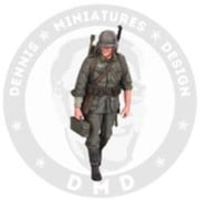 DHM35F06 1/35 WW.II ドイツ歩兵 “ハインリッヒ” w/機関銃三脚 [組立式プラスチックモデル]