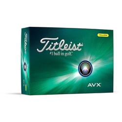 TITLEIST AVX イエロー [ゴルフボール 1ダース 12球入り]