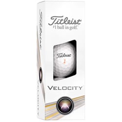 TITLEIST VELOCITY ホワイト [ゴルフボール 1スリーブ 3球入り]