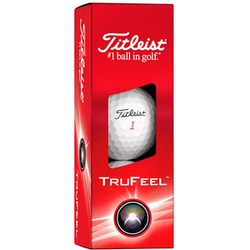 TITLEIST TRUFEEL ホワイト [ゴルフボール 1スリーブ 3球入り]