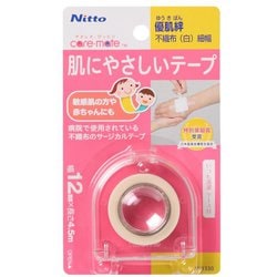 caremate 優肌絆 不織布（白） 12mm×4.5m N1330