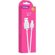 USBブロックファストチャージケーブル USB-A - Type C WH 1m