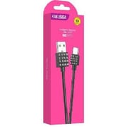 USBブロックファストチャージケーブル USB-A - Type C BK 1m