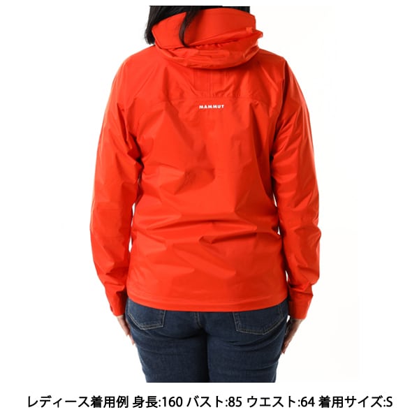 マムート MAMMUTマイクロレイヤー 2.0 ハードシェル フードジャケット アジアンフィット ウィメン Microlayer 2.0 HS  Hooded Jacket AF Women 1010-28661 3778 mammut red Mサイズ(日本：Lサイズ) [アウトドア 防水ジ  アウトドア ジャケット・シェル