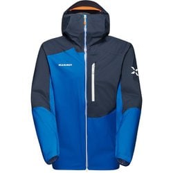アイガースピード ハードシェル フーデッド ジャケット メン Eiger Speed HS Hooded Jacket Men 1010-30680 50404 azurit-night Lサイズ(日本：XLサイズ) [防水ジャケット メンズ]