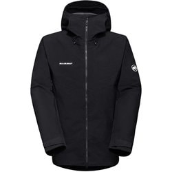クレーター フォー ハードシェル フーデッドジャケット アジアンフィット メン Crater IV HS Hooded Jacket AF Men 1010-30760 0001 black XLサイズ(日本：XXLサイズ) [防水ジャケット メンズ]