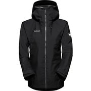 クレーター フォー ハードシェル フーデッドジャケット アジアンフィット ウィメン Crater IV HS Hooded Jacket AF Women 1010-30770 0001 black XSサイズ(日本：Sサイズ) [防水ジャケット レディース]