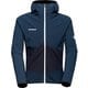 アイガー スピード ミッドレイヤー ハイブリッドフーデッドジャケット メン Eiger Speed ML Hybrid Hooded Jacket Men 1014-05011 5924 night Lサイズ(日本：XLサイズ) [ソフトシェルジャケット メンズ]