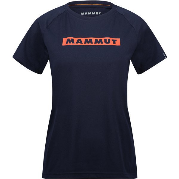 マムート MAMMUTキューディーロゴ プリント ティーシャツ アジアンフィット ウィメン QD Logo Print T-Shirt AF Women 1017-02022 50586 marine-mammut red PRT2 Sサイズ(日本：Mサイズ) [アウトドア カットソー レディース]Ω