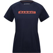 QD ロゴ プリント Tシャツ アジアンフィット レディース カットソー marine-mammut red PRT2(50586) Sサイズ(日本:Mサイズ) 1017-02022