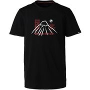 キューディーフジヤマプリント Tシャツ AF QD Fujiyama Print T-Shirt AF 1017-06360 0001 black XLサイズ(日本：XXLサイズ) [アウトドア カットソー メンズ]