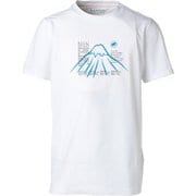 キューディーフジヤマプリント Tシャツ AF QD Fujiyama Print T-Shirt AF 1017-06360 0243 white Mサイズ(日本：Lサイズ) [アウトドア カットソー メンズ]