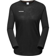トゥリー ウール FL ロングスリーブ ウィメン Tree Wool FL Longsleeve Women 1016-01700 0001 black Sサイズ(日本：Mサイズ) [アウトドア カットソー レディース]