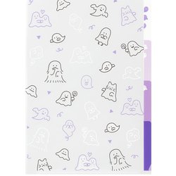 3ポケットクリアホルダー A5 おばけ柄 35568006