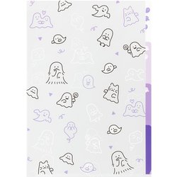 3ポケットクリアホルダー A4 おばけ柄 35573006