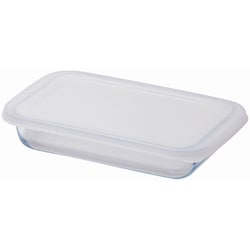 保存容器 漬けおき 容器 浅型 1.0L 耐熱ガラス製 電子レンジOK（蓋を外して） オーブンOK（蓋を外して） HC-113 HC-0113