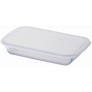 HC-0114 [保存容器 漬けおき 容器 浅型 1.4L 耐熱ガラス製 電子レンジOK（蓋を外して） オーブンOK（蓋を外して） HC-114]