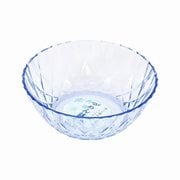 食器 そうめん めん鉢 外径18.5×高さ6.5cm 1.0L プラスチック製 日本製 ブルー 涼味家 HC-227 HC-0227