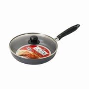 鍋 餃子鍋 24cm ガラス蓋付 IH対応 ふっ素加工 中華家 HC-287 HC-0287