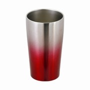 真空断熱 タンブラー 420ml 保温 保冷 結露防止 ステンレス製 カップ コップ サテン×レッド ビンテージバー HC-317 HC-0317